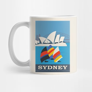 Vintage Travel Poster | Sydney Australia Mug